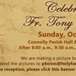 Fr Tony is Retiring!