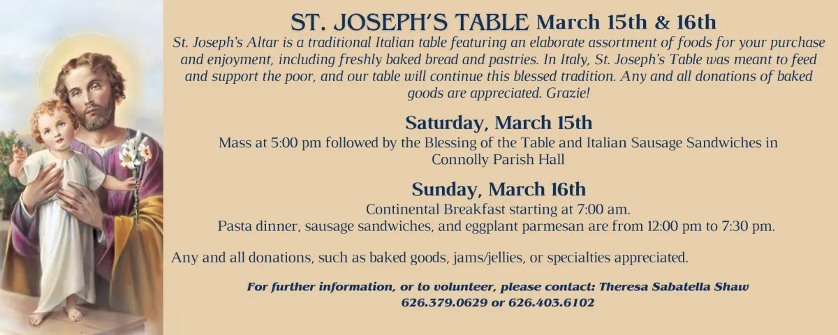 St. Joseph’s Table