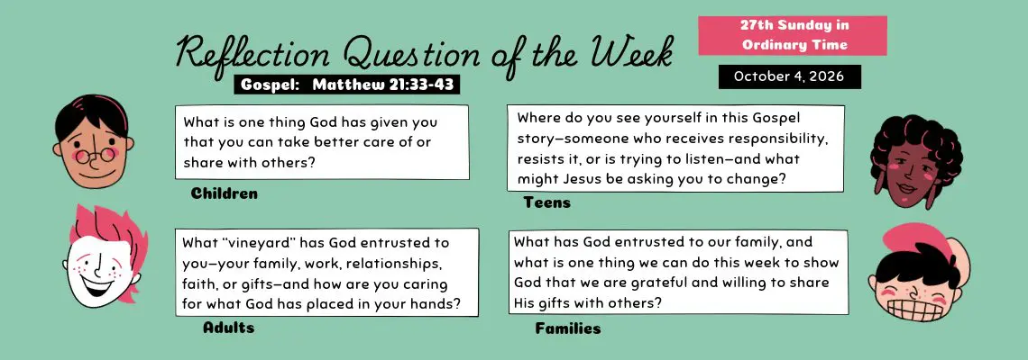 Reflection Question of the Week