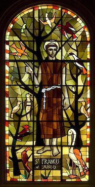 Saint Francis Stained Glass Window